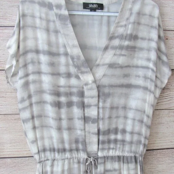 Lulu’s Cloud Formations Grey Print Romper - Picture 9 of 10